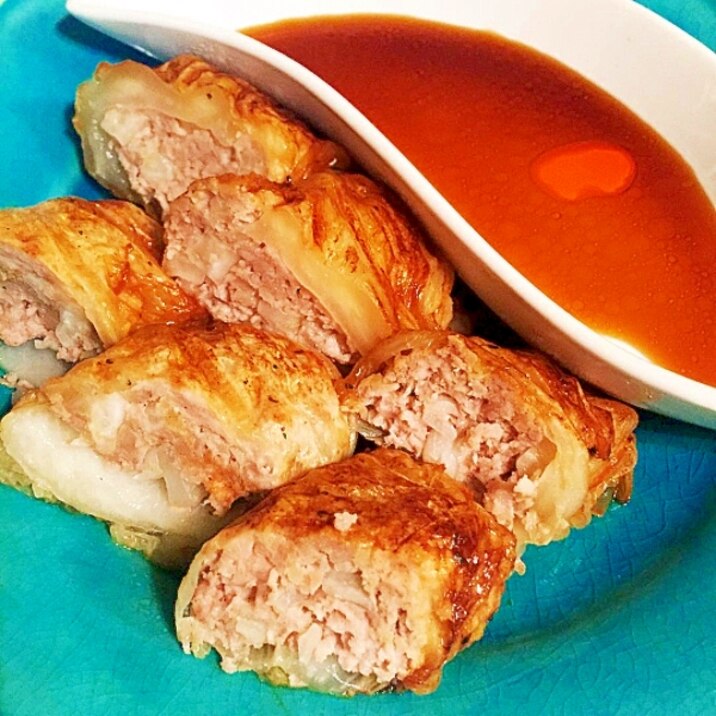 糖質オフ必見!白菜の皮餃子